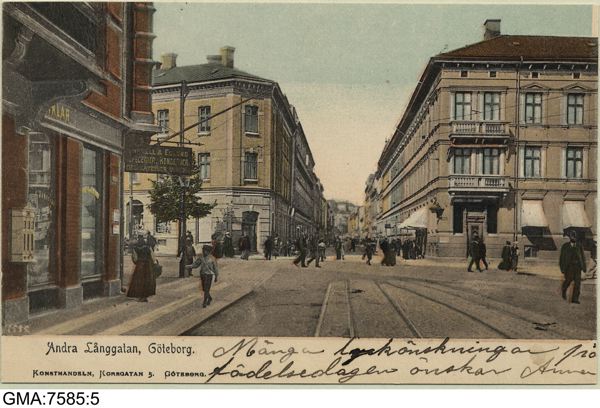 Andra Långgatan – Göteborgs mest trafikerade 1887 – Göteborgs historia